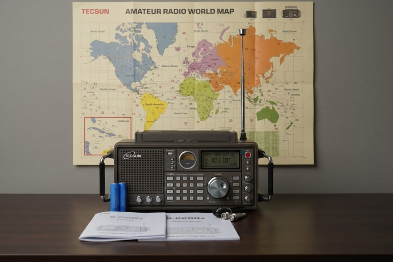 Tecsun S-2200x с частотными диапазонами